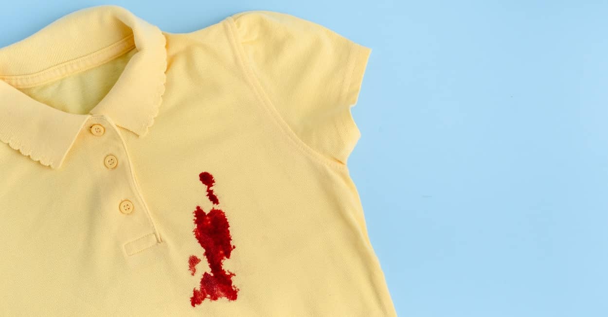 Wie Blutflecken aus Kleidung entfernen?