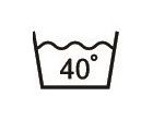 Waschsymbol 40 Grad