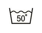 Waschsymbol 50 Grad